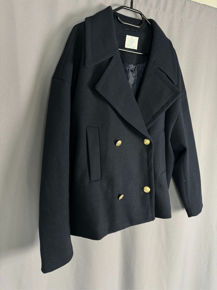 Primark Blazer Marine Blau Peacoat Mantel Doppelreihig XL 42 in Ganderkesee