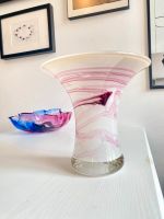 Glas Vase rosa vintage Retro Space age wavy mid Century pink 70er Altona - Hamburg Ottensen Vorschau