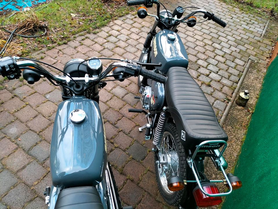 Simson S51 Enduro , Neuaufbau , Papiere , 12 Volt Vape Zündung in Nordhausen