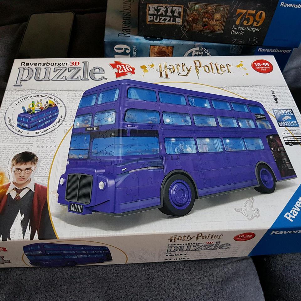 3D Puzzle Harry Potter Knight Bus 216 Teile Stiftebox nachtbus in Schwerin