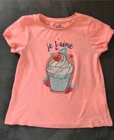 T-Shirt Mädchen 110 116 Milchshake Erdbeeren Perlen Sachsen - Gornau Vorschau