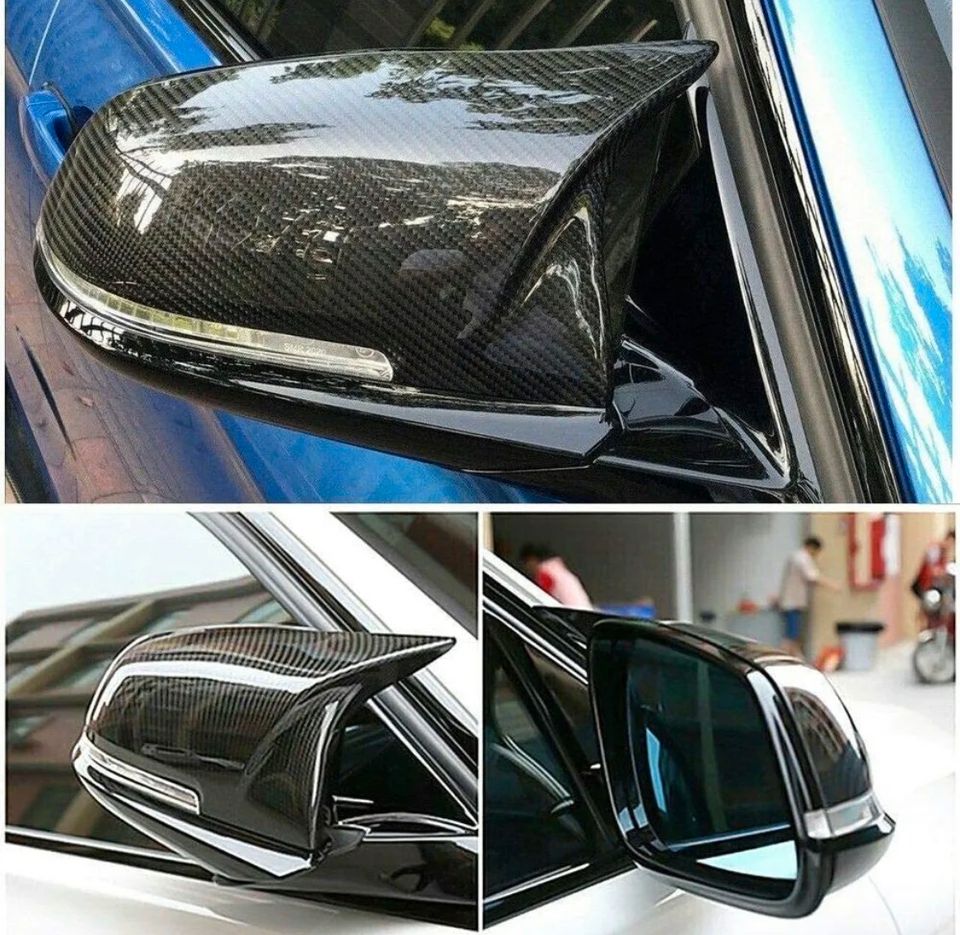 Glänzend schwarz spiegelkappen für BMW F20 F21 F22 F23 F87 F30 F31 F32 