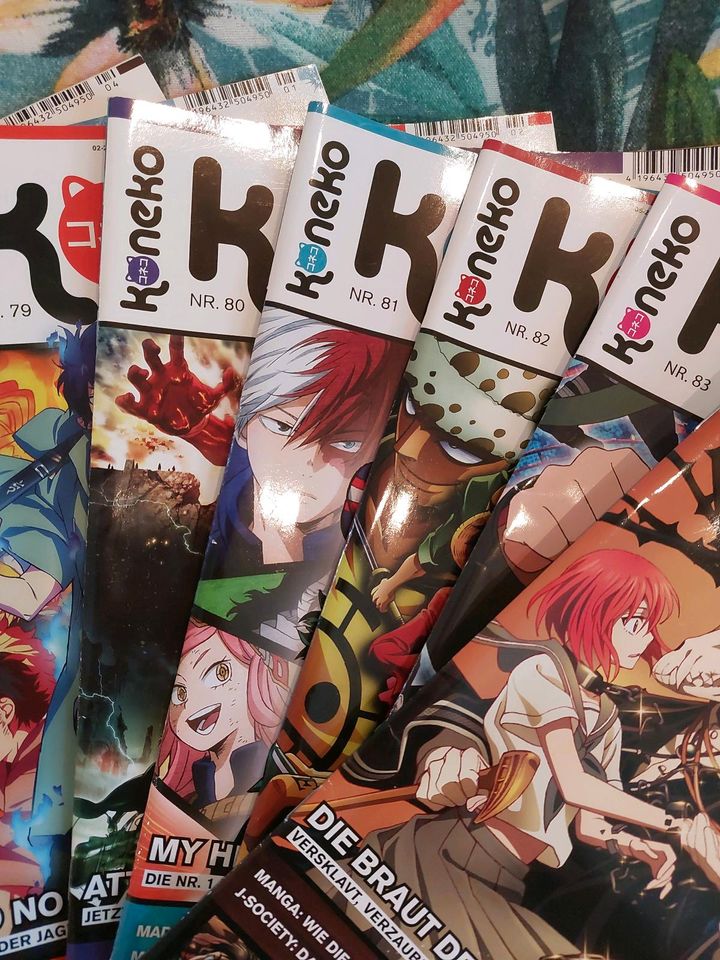 Koneko Zeitschrift Ausgabe 75, 78 bis 84 Anime Kpop Manga Japan in Dresden