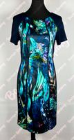 ✨ Modernes Designer Kleid Marc Cain schwarz blau Muster N4 ❣️ Berlin - Steglitz Vorschau