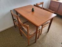 Esstisch mit 5 Stühlen | Danish Design | Vintage | Teak Nordrhein-Westfalen - Recklinghausen Vorschau