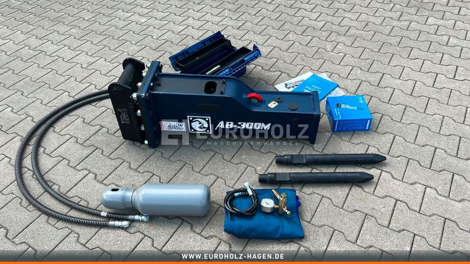 Hydraulikhammer Abbruchhammer AJCE 300M passend MS03 mit 2 Meißel in Hagen