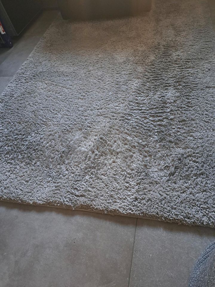 Teppich 133x195cm - hellgrau in Ibbenbüren