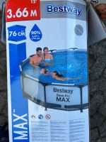 Aufstellpool Steel Pro Max 366 x 76 cm inklusive Poolleitter Bayern - Windsbach Vorschau