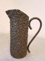 Vase, Metall, Brutalismus, ca. 70iger Jahre, Vintage Dresden - Prohlis-Nord Vorschau