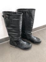 Schwarze Stiefel mit Schnalle Baden-Württemberg - Leibertingen Vorschau