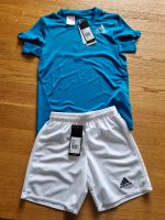 ADIDAS kurze Hose und T-Shirt NEU Gr. 128 Nordrhein-Westfalen - Hörstel Vorschau