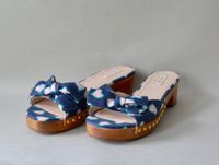 Miu Miu Damen Clogs Pantoletten Holz /Stoff Gr. 39 Düsseldorf - Oberkassel Vorschau