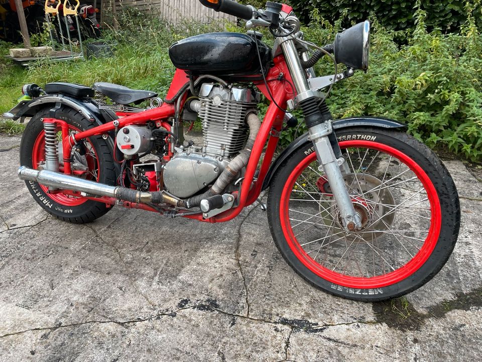 Custombike Projekt Gradwegfederrahmen aus 1955 in Bochum