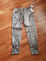 Jeans Leder vegan Silber Faith Connection Bayern - Lappersdorf Vorschau