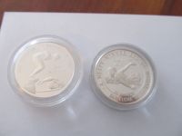 2 Silbermünzen Barcelona '92 - 250 Rufiyaa/100 Guilders Hessen - Seligenstadt Vorschau