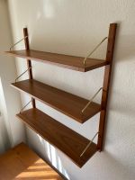 ◤  Poul Cadovius Wandregal Teak Regal Messing Bücherregal danish Design 60er 70er Retro mid Century Mitte - Tiergarten Vorschau