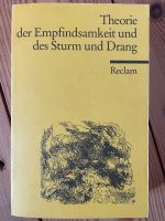 Theorie der Empfindsamkeit und des Sturm und Drang, Reclam Berlin - Neukölln Vorschau