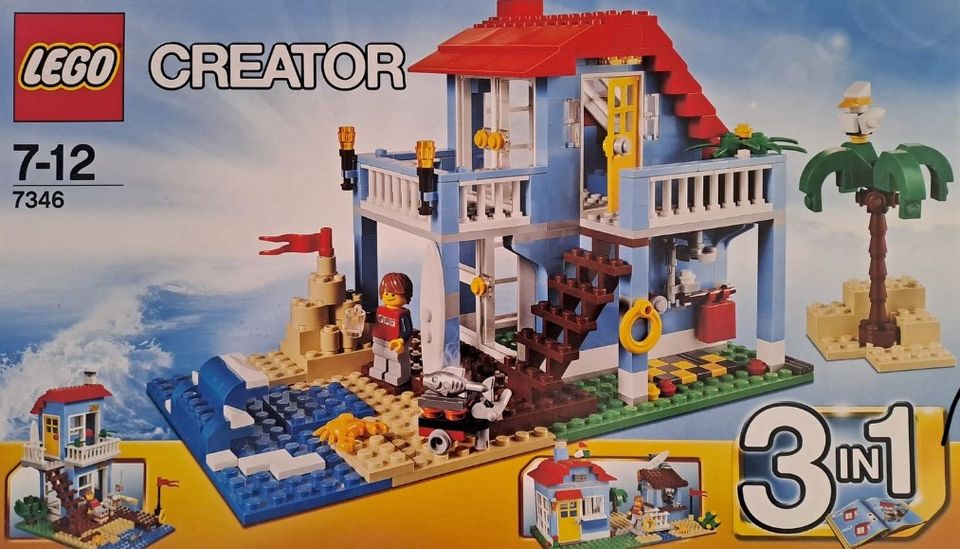 Lego Creator 3in1-Strandhaus 7346 mit Anleitungen in Frankfurt am Main