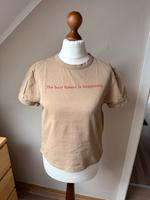 ❤️ TOP! Schönes Basic T-Shirt mit Motto-Spruch Zara  M Hessen - Groß-Umstadt Vorschau