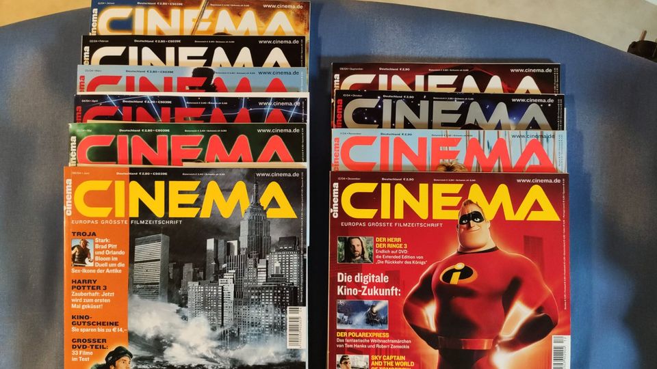 Cinema Hefte Zeitschrift Jahrgang 2004 *NEU* in Rheinhausen