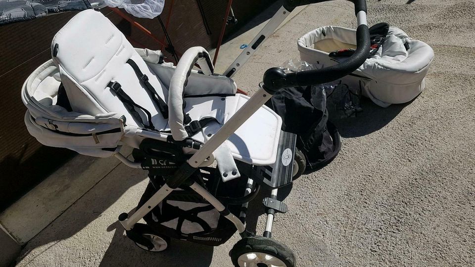 Gesslein f4 Kinderwagen kombikinderwagen buggy kunstleder Leder in Gerolzhofen