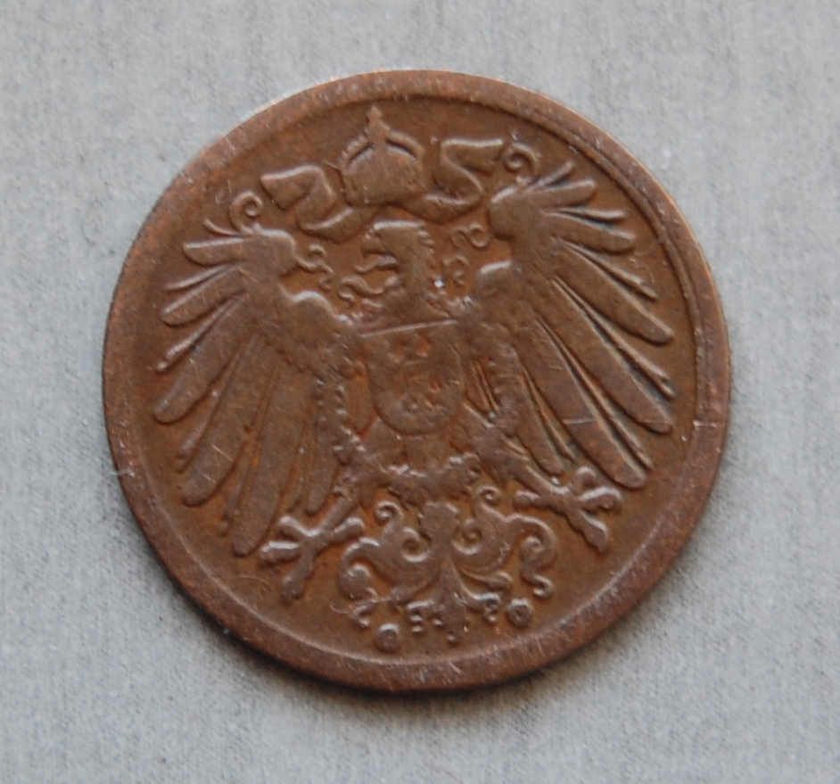 1 Pfennig 1896 G Jäger Nummer 10 in Nördlingen