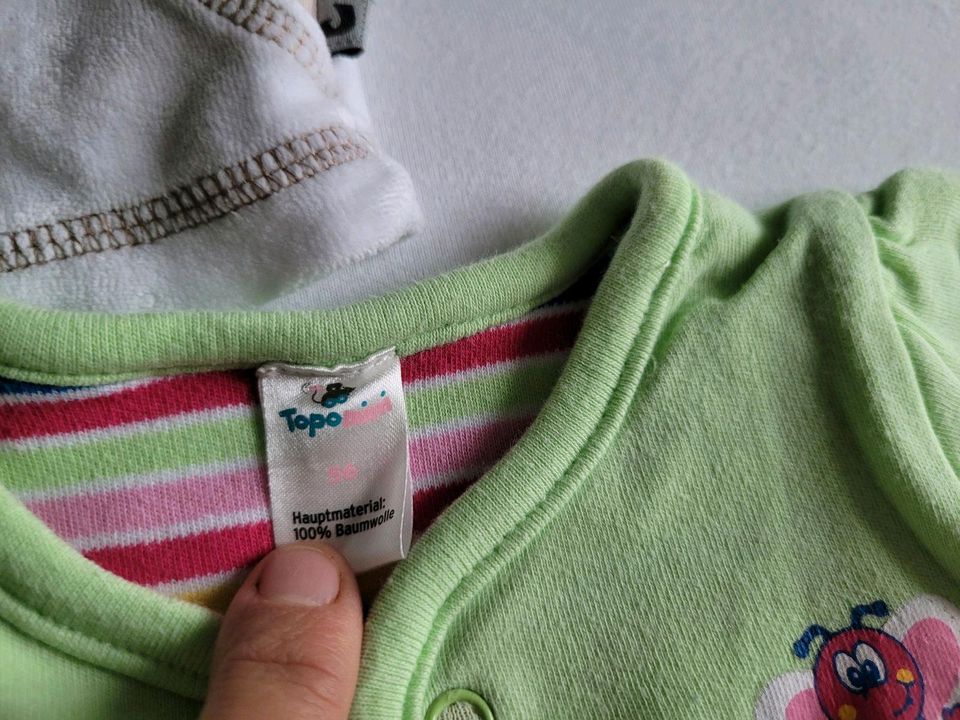 *wie neu* Gr. 56 Jäckchen Wendejacke grün Topomini Mädchen in Hohen Neuendorf