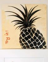 Ananas Porträt, Gemälde, auf Leinwand gemalt Sachsen - Wilsdruff Vorschau