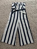 H&M Overall Jumpsuit 7/8 Creme blau gestreift 40 Nordrhein-Westfalen - Eschweiler Vorschau