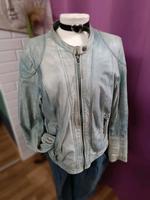 Butterweiche Lederjacke in hellblau Gr. Xl Niedersachsen - Buxtehude Vorschau