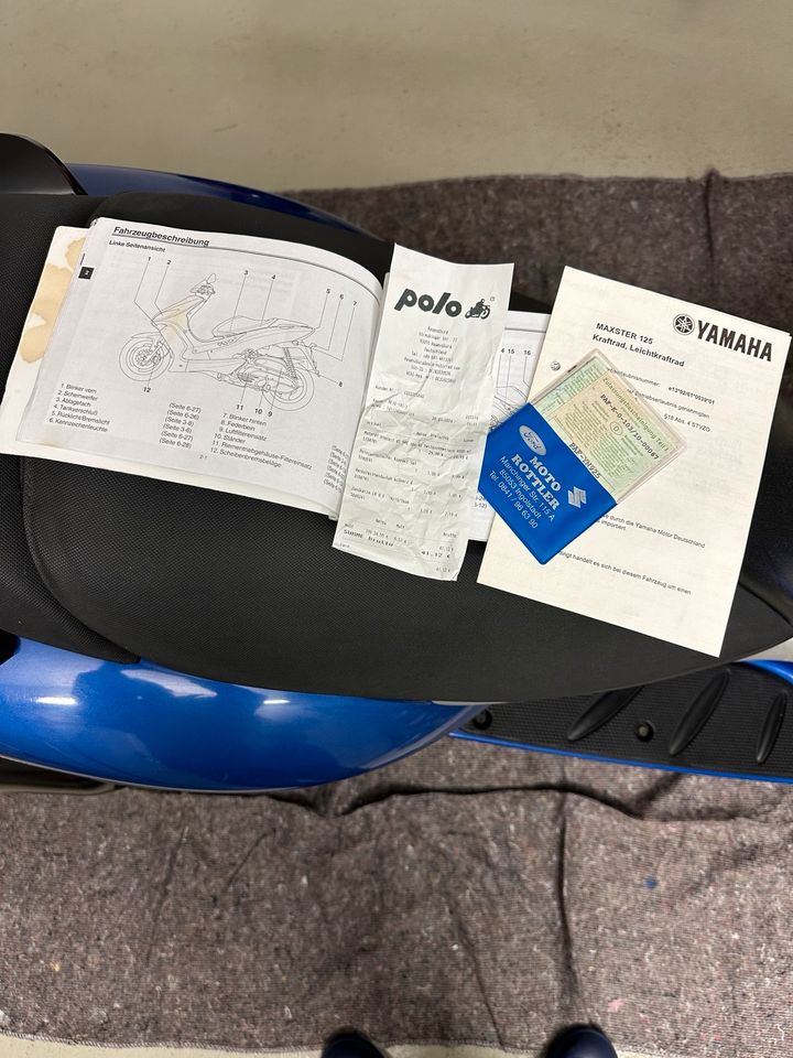 Yamaha maxster MBK Thunder Aerox 125 B196 vespa TÜV NEU ❗️ in Hagelstadt