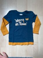 Schönes Langarm Shirt 104 blau/gelb Hessen - Alsbach-Hähnlein Vorschau