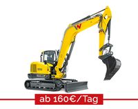 MIETEN Wacker Neuson ET90 9t Minibagger Bagger Graben leihen Berlin - Pankow Vorschau