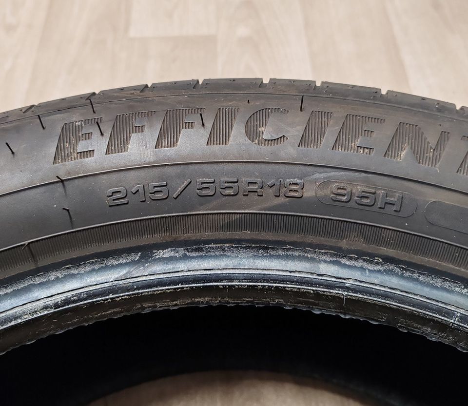 4 x Good Year Efficient Grip 215 / 55R18 95H in Haren (Ems)