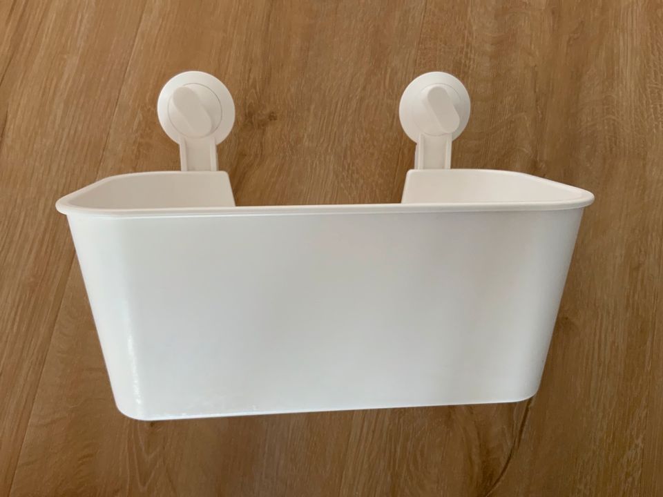 Korb mit Saugknapf für Dusche Ikea Tisken ohne Bohren in Düren