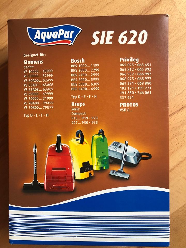 Staubsaugerbeutel AquaPur SIE 620 – NEU in Hannover