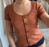 Tshirt, Shirt, Braun, brown, orange, kupfer, Oberteil, T-Shirt Hessen - Hanau Vorschau