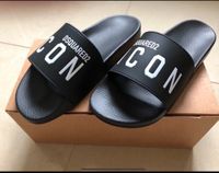 Dsquared ICON Adiletten Slides Badelatschen NEU Slipper Jeans 43 Hannover - Vahrenwald-List Vorschau