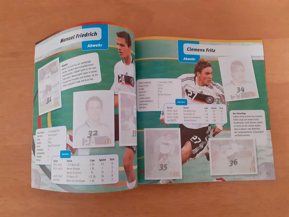 Panini UEFA Euro 2008 - Deutsches Nationalteam Leeralbum in Dresden