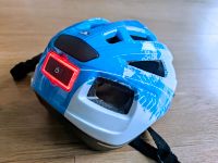 Fahrradhelm Kinder XS 46-51cm blau weiß Licht LED Hessen - Fulda Vorschau