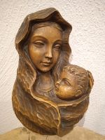 Madonna Maria Jesuskind Relief Skulptur Wandskulptur Nordrhein-Westfalen - Breckerfeld Vorschau