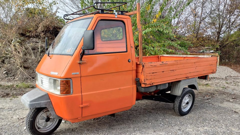 APE P602 LS - Orange - 1983 - Einsteigen und Losfahren in Kaufbeuren