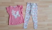 Mädchen Set TShirt und Leggings floral Größe 122 Sachsen - Oederan Vorschau