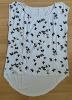 T-Shirt weiß mit Schmetterlingen  Gr. 38 Hessen - Kassel Vorschau