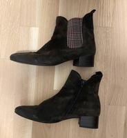 Braune Ankle Boots aus Wildleder von Gabor Bayern - Lochhausen Vorschau
