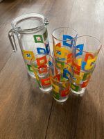 Wasserkrug Krug Gläser 4 Trinkgläser zusammen 3€ Bayern - Marktbergel Vorschau