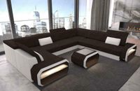 Stoff Sofa Wohnlandschaft Polster Couch Verona U LED Beleuchtung Berlin - Treptow Vorschau