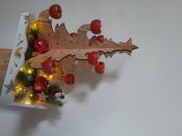 *Weihnachten* - Teelichtbaum auf Tablett, beleuchtet, dekoriert Bayern - Meitingen Vorschau