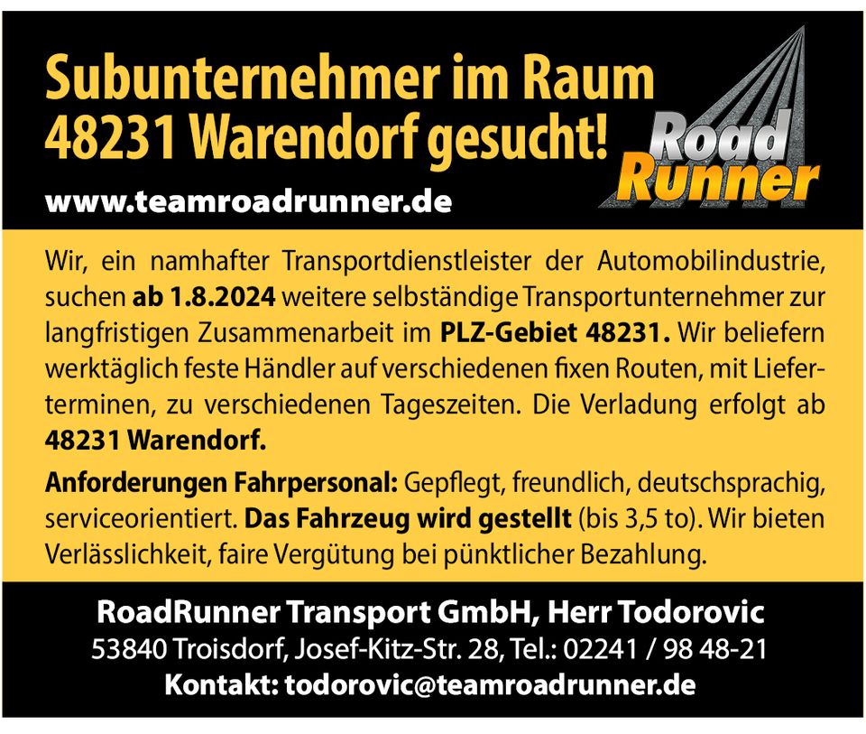 Subunternehmer im Raum 48231 Warendorf gesucht! in Milte