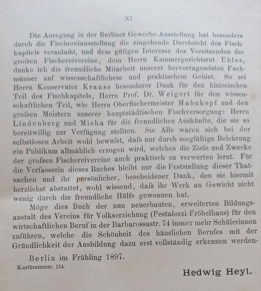 Kochbuch ca. 1900 zu verkaufen in Braunschweig